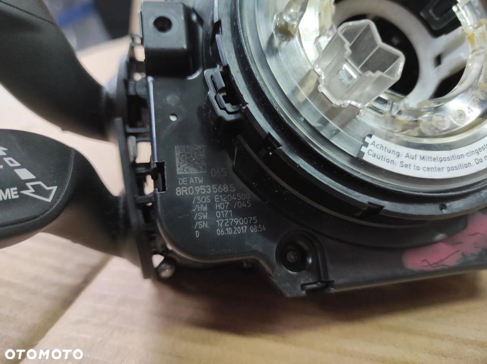 PRZEŁĄCZNIK ZESPOLONY MANETKI 8R0953568S 4G0953502AD AUDI A4 B8 LIFT A5 8T LIFT Q5 8R LIFT A6 C7 LIFT A7 C7 LIFT  SPRAWNE WYSYŁKA !!!!!! - 2