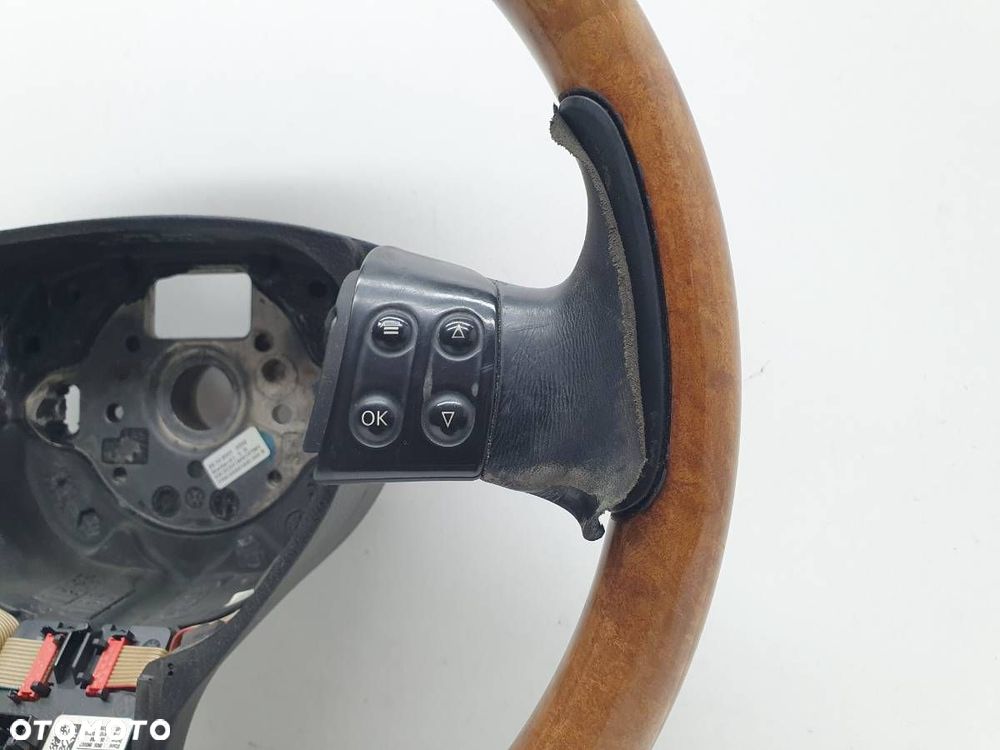 KIEROWNICA MULTIFUNKCJA VW PASSAT B6 DREWNO DREWNIANA 3C0419091K ORYGINAŁ - 2