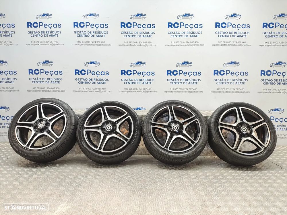 Conjunto jantes 16 Smart Forfour EQ 453 4,5J 6J ET40 ET44 4x100 - 1