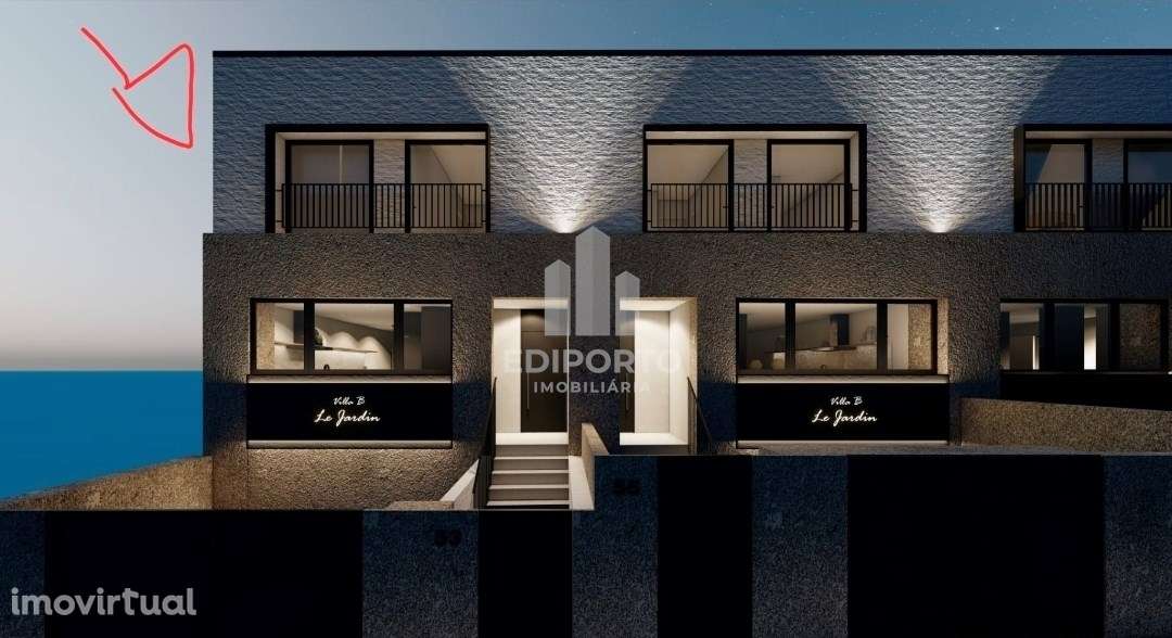 Moradia T3+1 com Terraço Panorâmico e Vista Mar - Leça da Palmeira - Grande imagem: 3/30