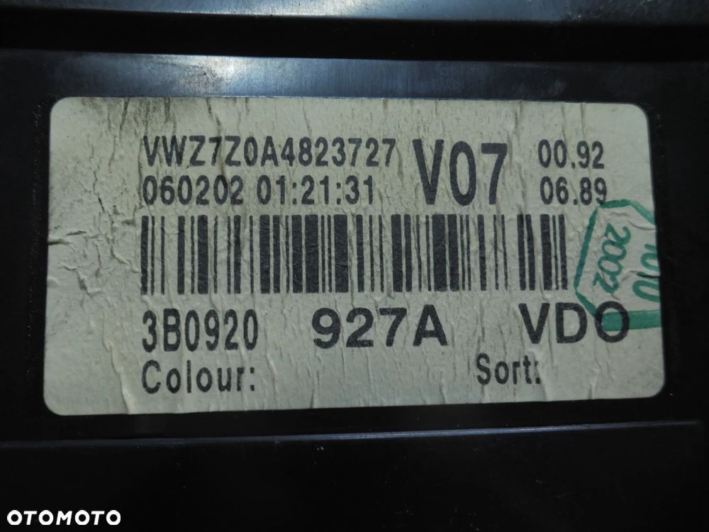 KOMPUTER ZESTAW DO ODPALENIA PASSAT B5 FL 1,9 TDI MANUAL 038906019GL - 2