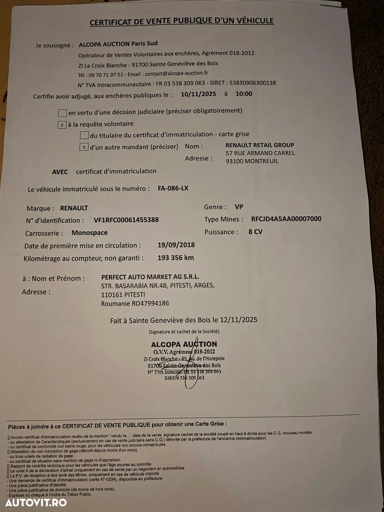 Renault Espace Energy dCi 160 EDC Initiale Paris - 38