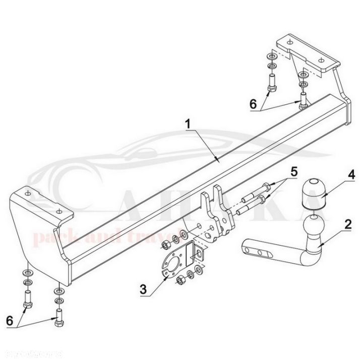 Hak Holowniczy Odkręcany Do Suzuki Grand Vitara 1998-2005 - 4