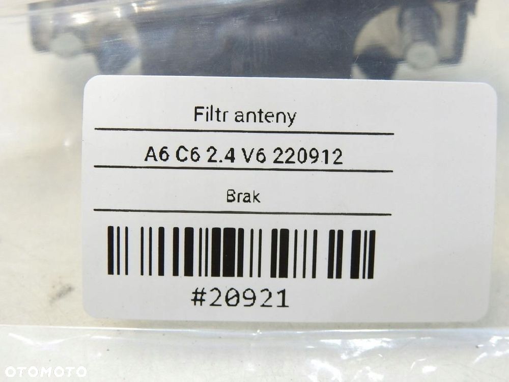 FILTR PRZECIWZAKŁÓCENIOWY ANTENY AUDI A6 C6 - 7
