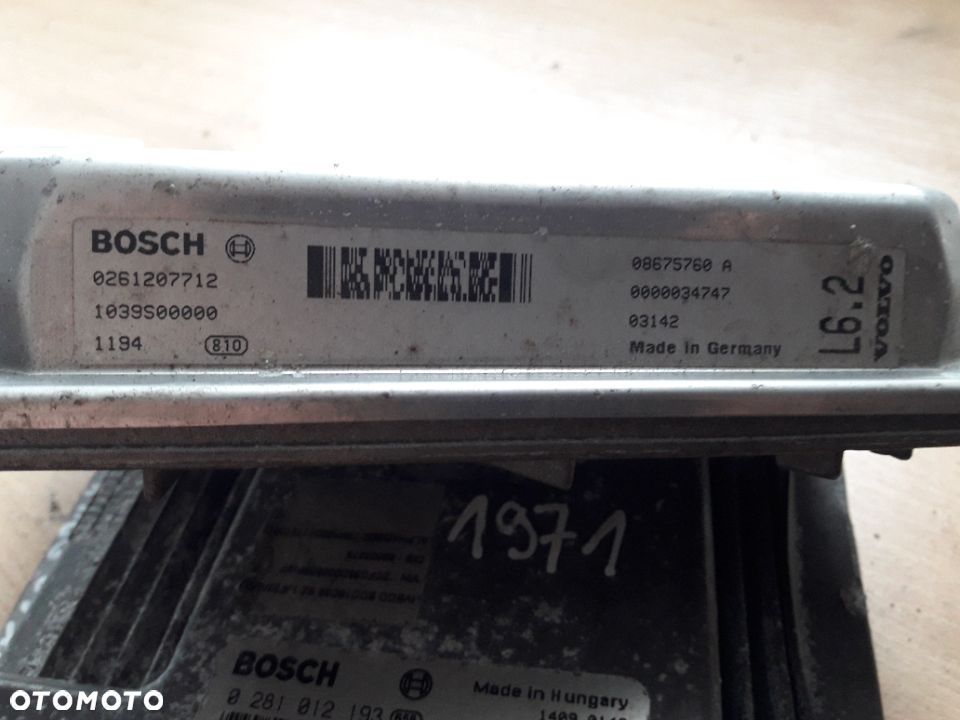 STEROWNIK KOMPUTER VOLVO S60  V70  0261207712 - 2