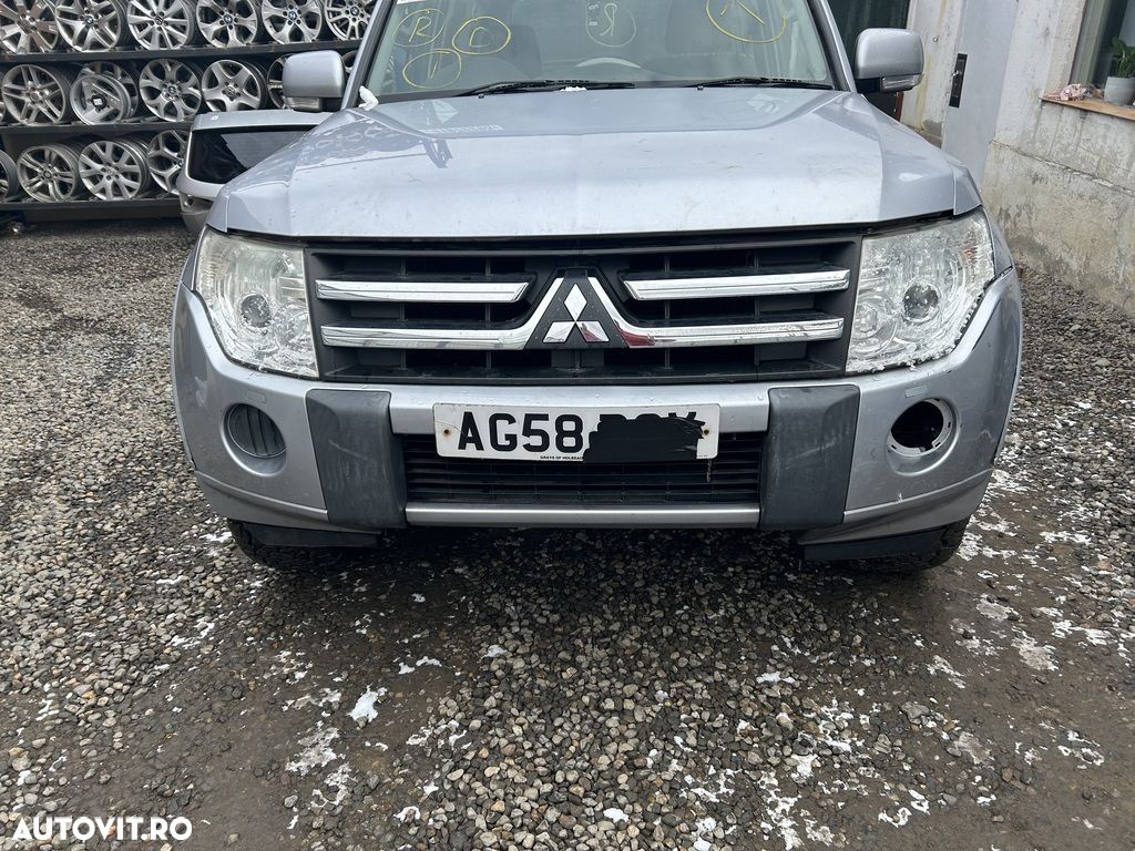 Bara fata Mitsubishi Shogun Pajero 2006 - 2011 GRI (1191) model fara spalatoare far - 1