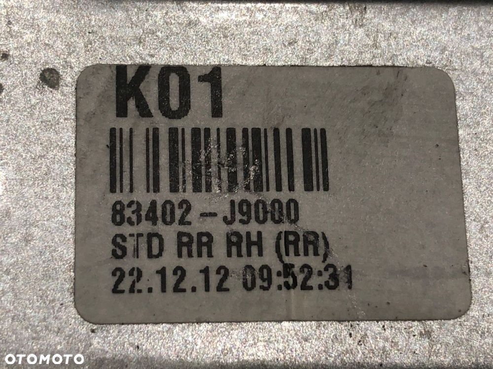 PODNOŚNIK SZYBY PRAWY TYŁ - 89.00 PLN - HYUNDAI KONA (OS, OSE, OSI) 2017 - 2022 1.6 T-GDi 4WD 146 - 4