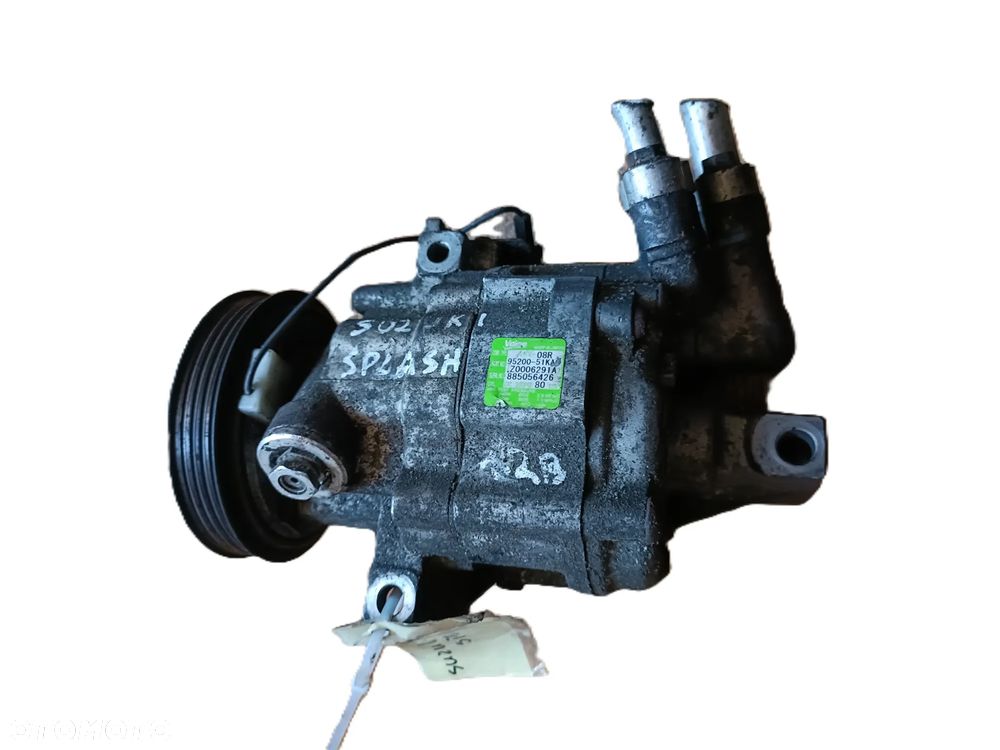 SUZUKI SPLASH 08-12 1,2 B sprężarka kompresor klimatyzacji VALEO 95200-51KA0 * - 1