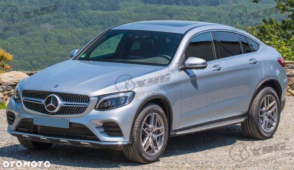 SZYBA CZOŁOWA MERCEDES GLC COUPE C253 2016- ANT+KAM+SENS - 4