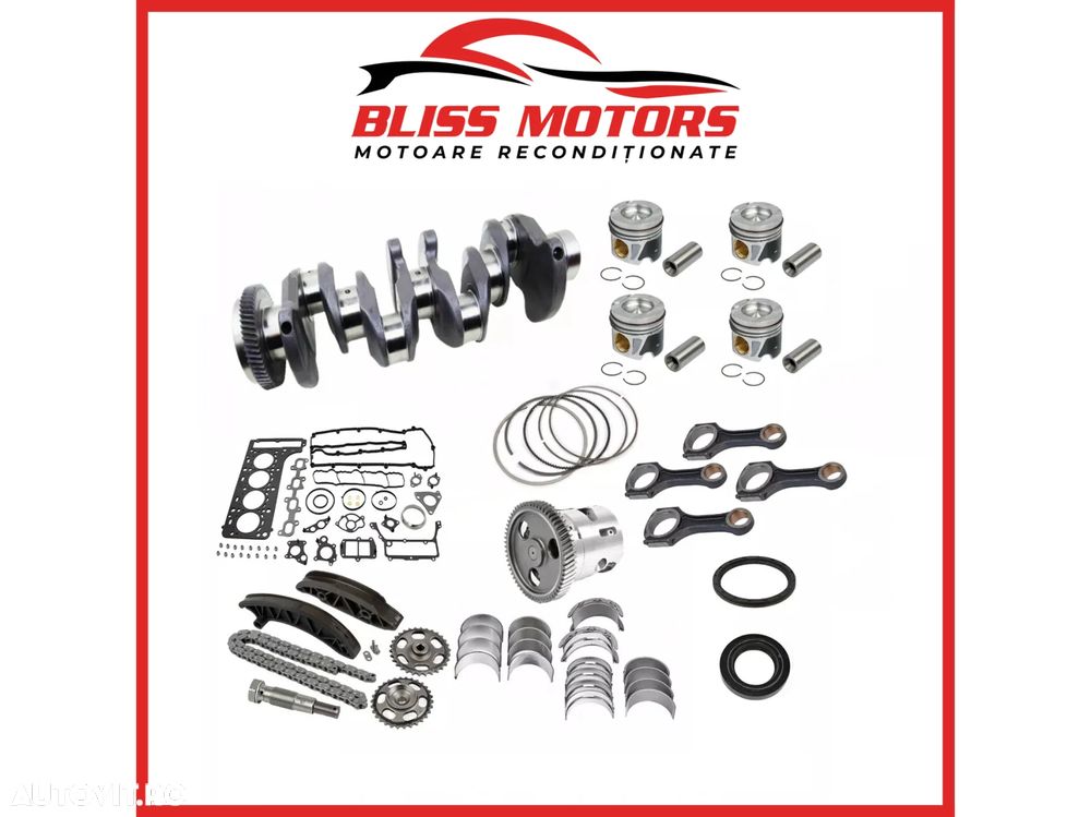 Kit reparație motor Mercedes 2.2 CDI Euro 5 (OM646 / OM651) – arbore cotit + set cuzineți - 1