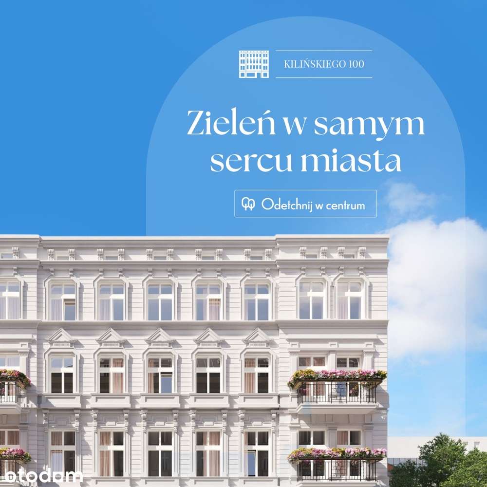 Słoneczne mieszkanie, kamienica przy parku, okolice Łodzi Fabrycznej