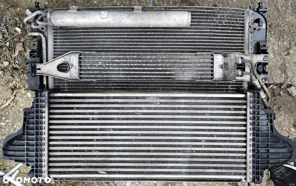 Mercedes ML GL W164 3.0 CDI chłodnica wody intercooler wentylator chłodnicy - 5