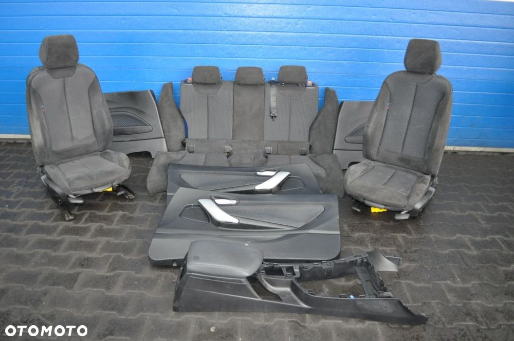 BMW F21 FOTELE KANAPA BOCZKI ALCANTARA M-PAKIET - 1