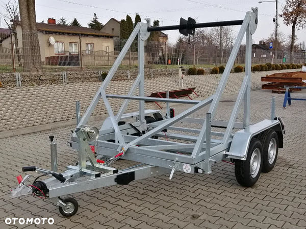 Besttrailers Przyczepa kablowa DMC 2700 kg K14" dwie osie