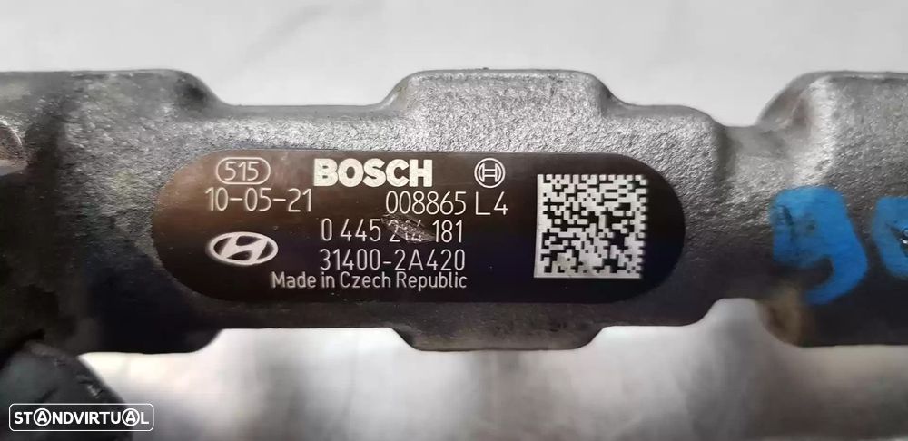 RAMPA INJETORA KIA VENGA 2011 -314002A420 - 2