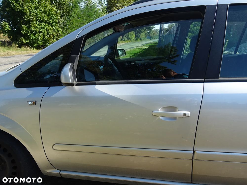 DRZWI LEWY PRZÓD LEWE PRZEDNIE OPEL ZAFIRA B Z157 2AU SREBRNY - 1