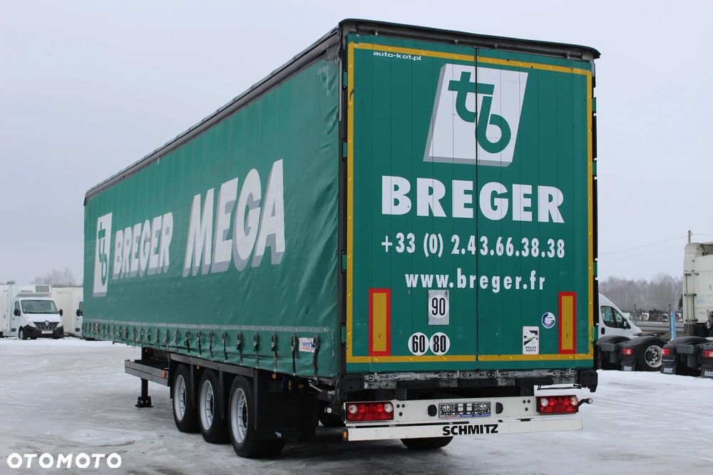 Schmitz Cargobull FIRANKA  /OSIE SCHMITZ /MEGA / DACH PODNOSZONY/ RAMA OCYNK /SERWIS FR / IDEALNY STAN / - 8