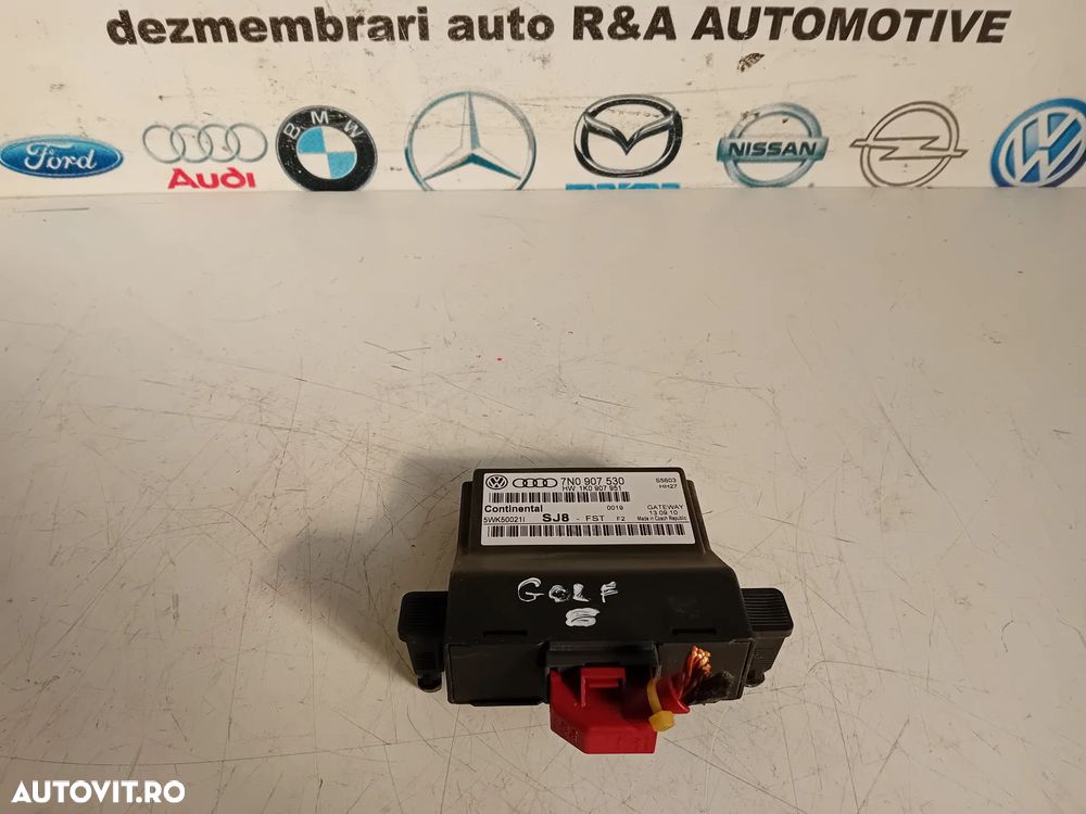 Modul Can Gateway Vw Golf 6 VI Jetta Touran Seat Skoda Cod 7N0907530 1K0907951 An 2008-2013 - 1