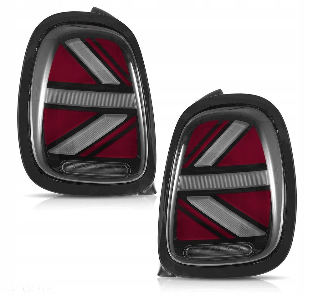 Lampy tylne L+R kpl Vland Led Tuning Black Mini Cooper f55 f56 f57 2014-17 - 4