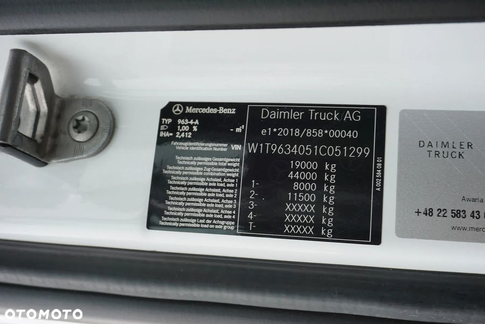 Mercedes-Benz MERCEDES / ACTROS L / 1848 / EURO 6 / MP 5 / GIGA SPACE - 11