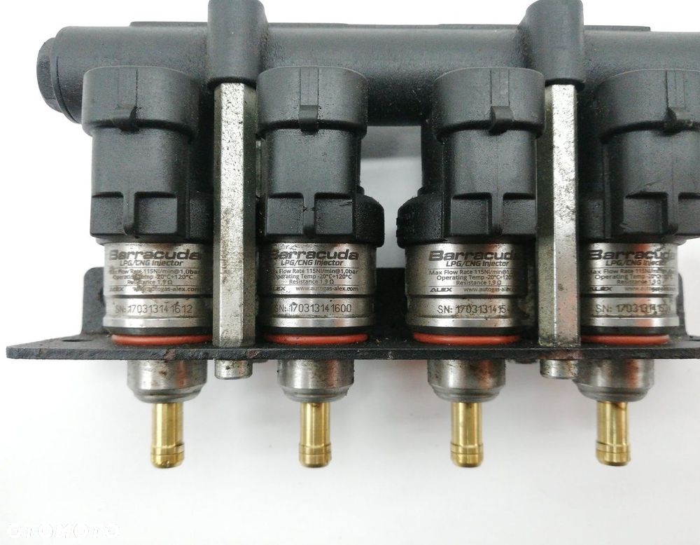 LISTWA WTRYSKOWA GAZU LPG BRC LPG CNG INJECTOR 110R006408 - 2