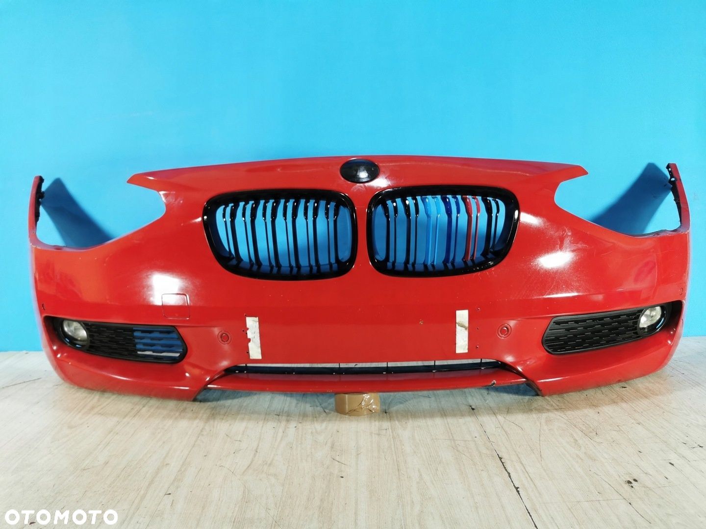 Bmw 1 F20 F21 zderzak przód przedni 11/15 PDC A61 karmesinrot - 1