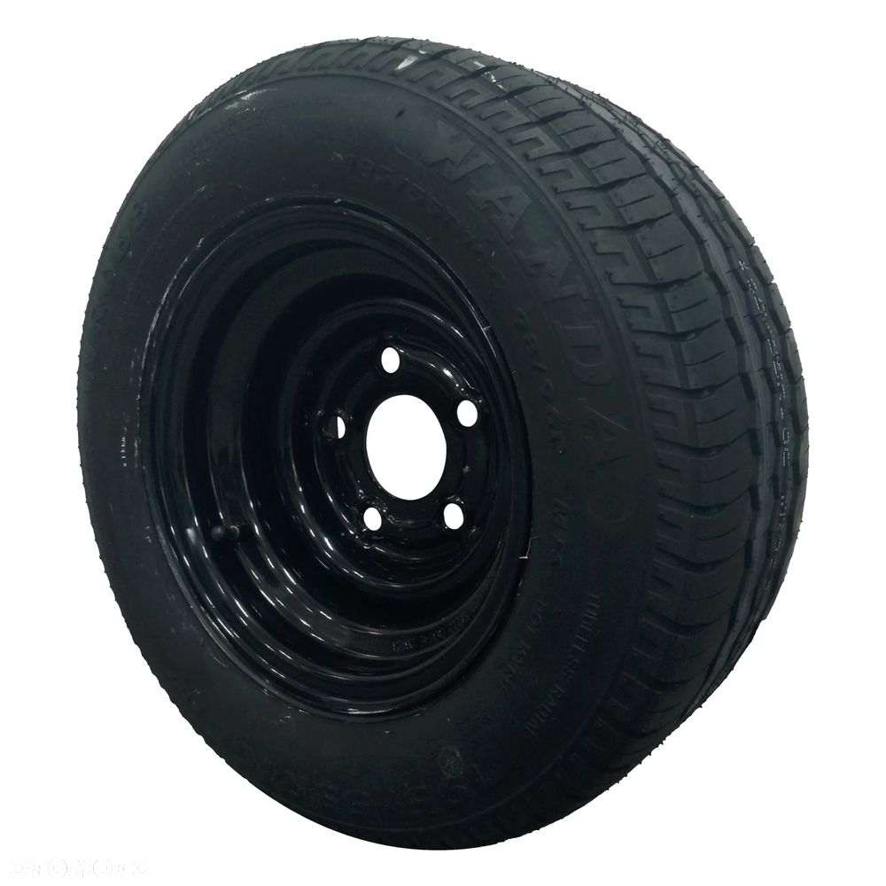 KOŁO 195/55 R10C WANDA WR301 FELGA CZARNA 6Jx10/5x112 PRZYCZEPA OPONA!! - 1