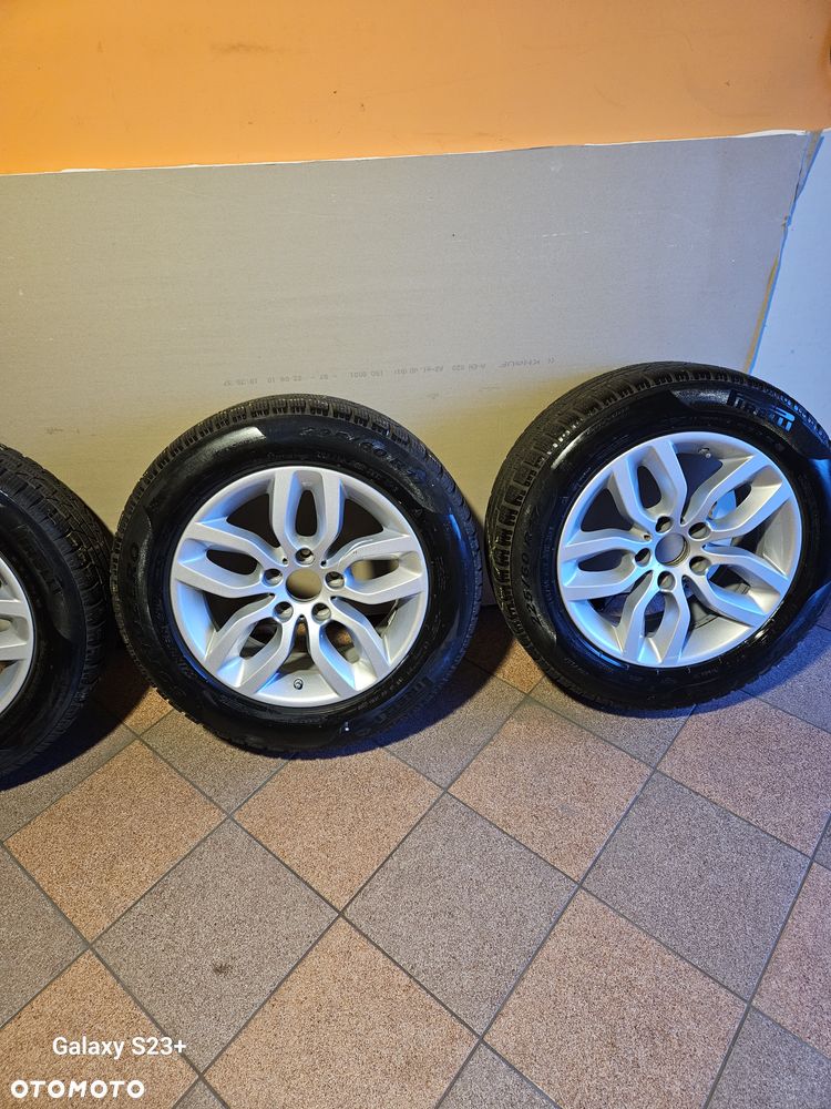 4 używane koła zimowe RunFlat Pirelli Sotozero winter 210  na obręczach aluminiowych R17, 225x60 - 10