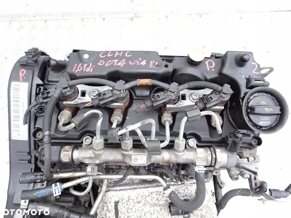 silnik kpl. skoda seat vw audi 1.6 tdi 105 km clhc clh - 2