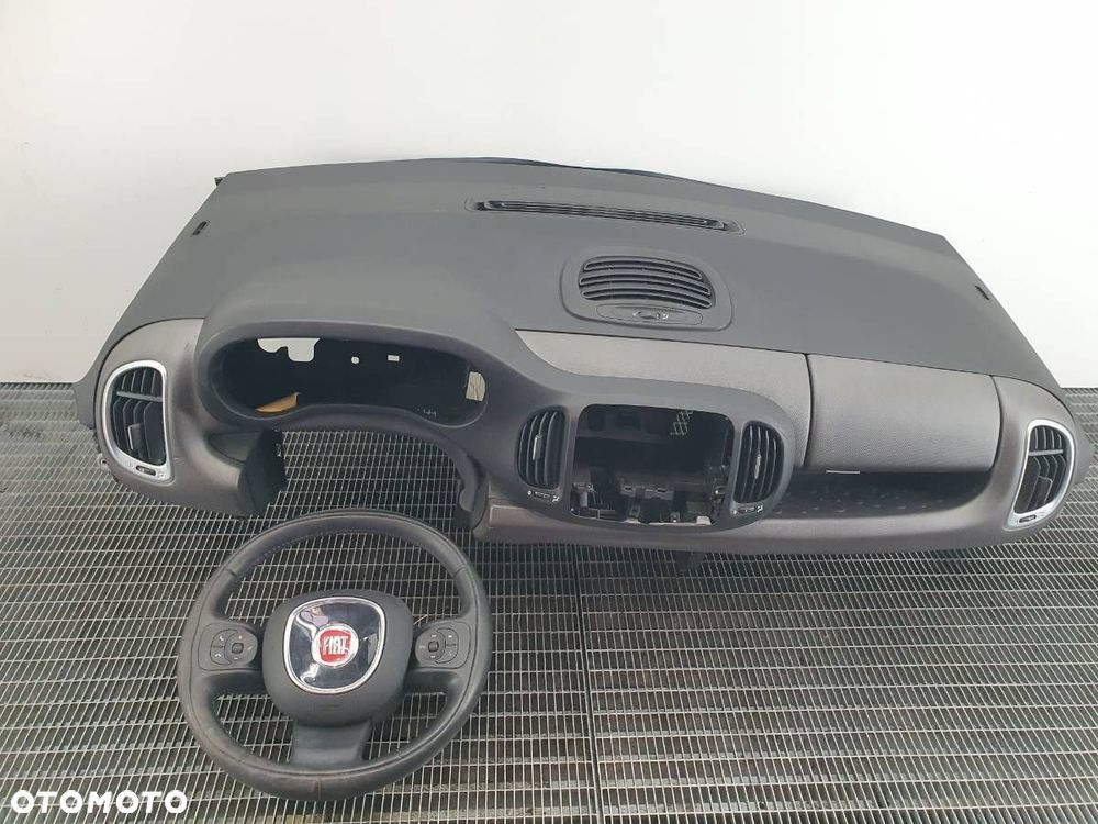 KONSOLA DESKA PODUSZKI KIEROWCY PASAŻERA FIAT 500L 500 L EUROPA 351 - 1