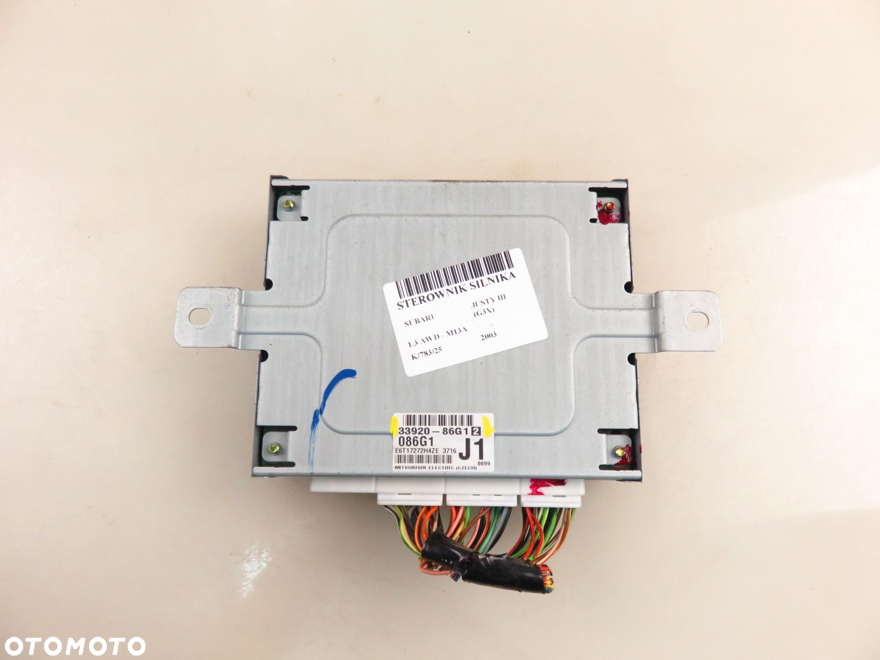 STEROWNIK SUBARU JUSTY III (G3X) 1.3 AWD 94 - M13A 3392086G12 - 10