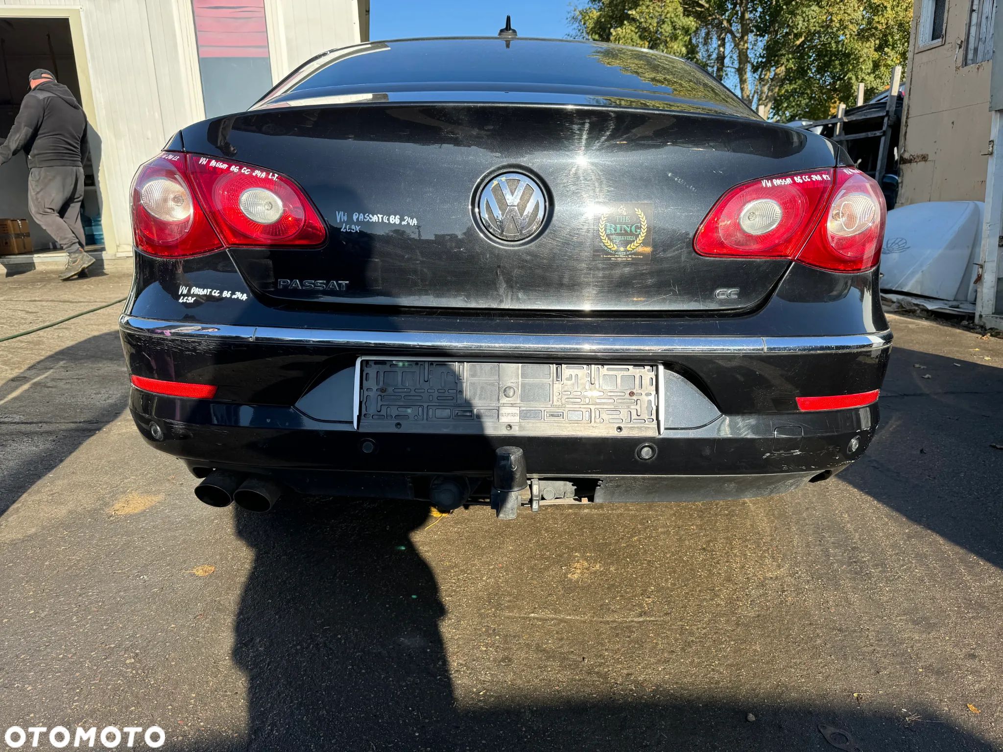VW PASSAT CC ZDERZAK TYLNY TYŁ LC9X - 1