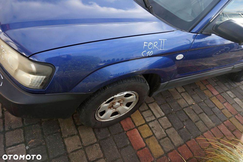 MASKA ZDERZAK BŁOTNIKI LAMPY FORESTER II SG 2J2  SUBARU 2002-2006 NIEBIESKI PRZÓD KOMPLETNY - 13