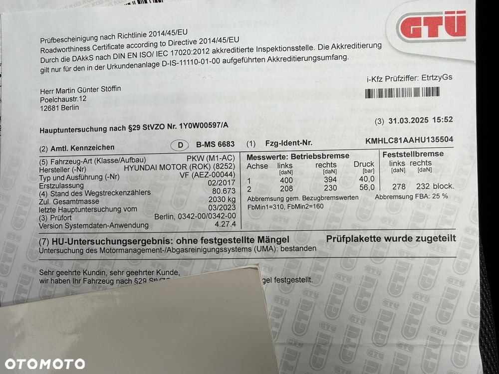 Hyundai i40 Kombi blue 1.6 Trend - 21