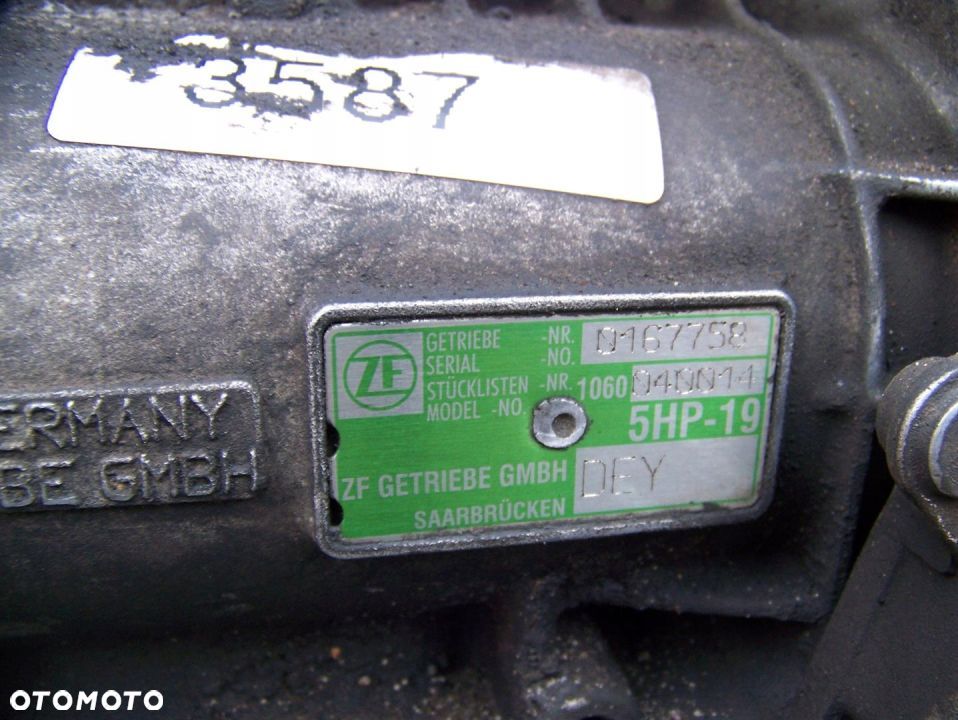 PASSAT B5 A4 B5 4X4 2.5 TDI SKRZYNIA DEY 5HP-19 - 6