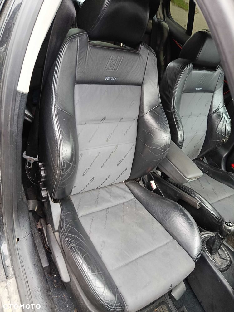 Fotele Recaro Kubełki Półskóra Boczki Seat Leon Cupra - 2