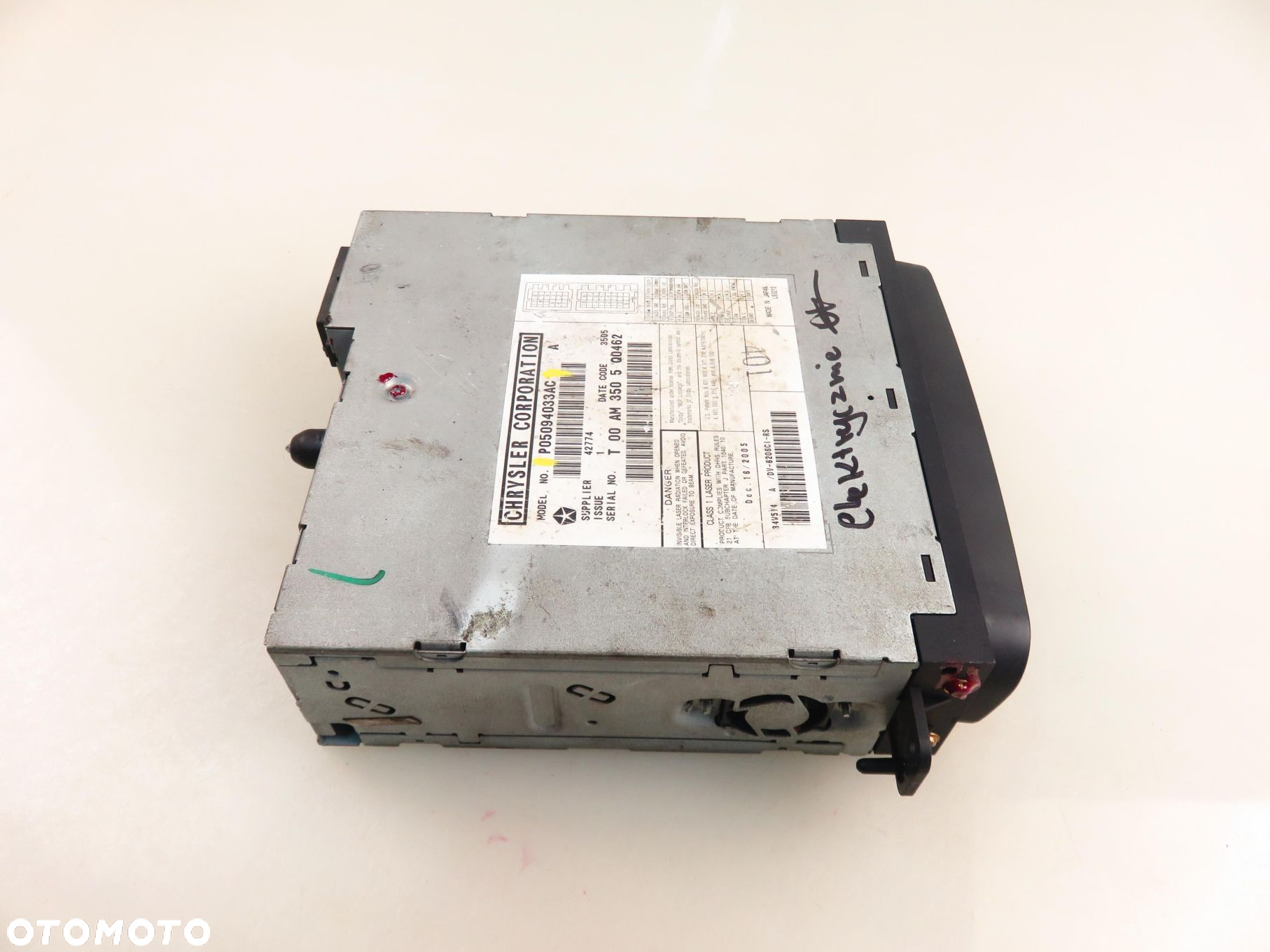ZMIENIARKA CD CHRYSLER VOYAGER IV (RG, RS) P05094033AC - 8