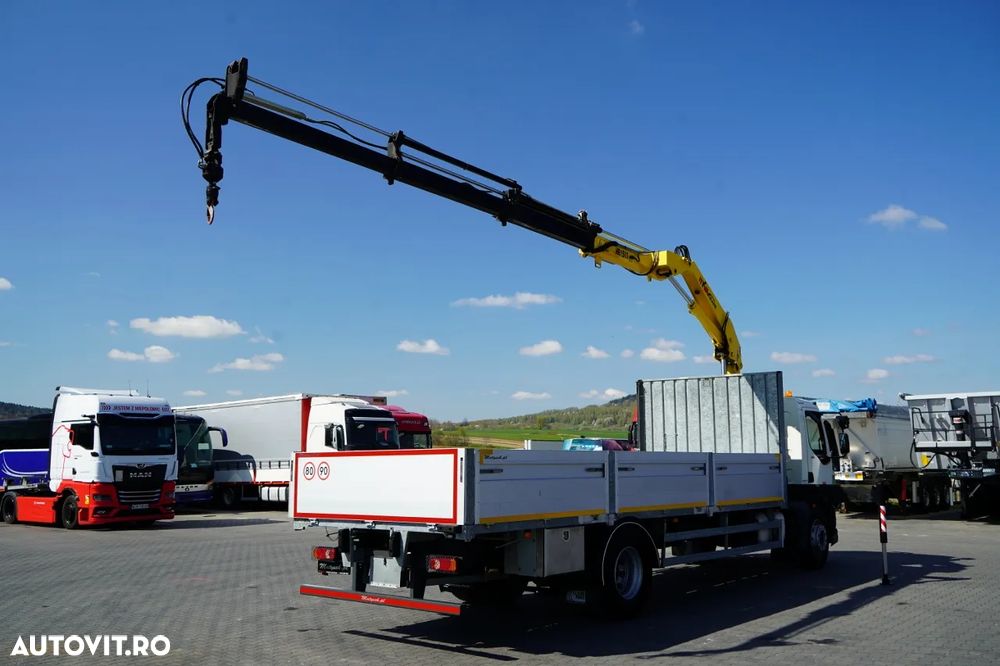 DAF LF 250 / 4X2 / LIVRARE - 7.30 + HDS HYVA HB 150XE3 / RADIOCOMANDĂ / ROTATOARE / MAX. CAPACITATE DE RIDICARE: 5200 KG / EURO 6 - 5