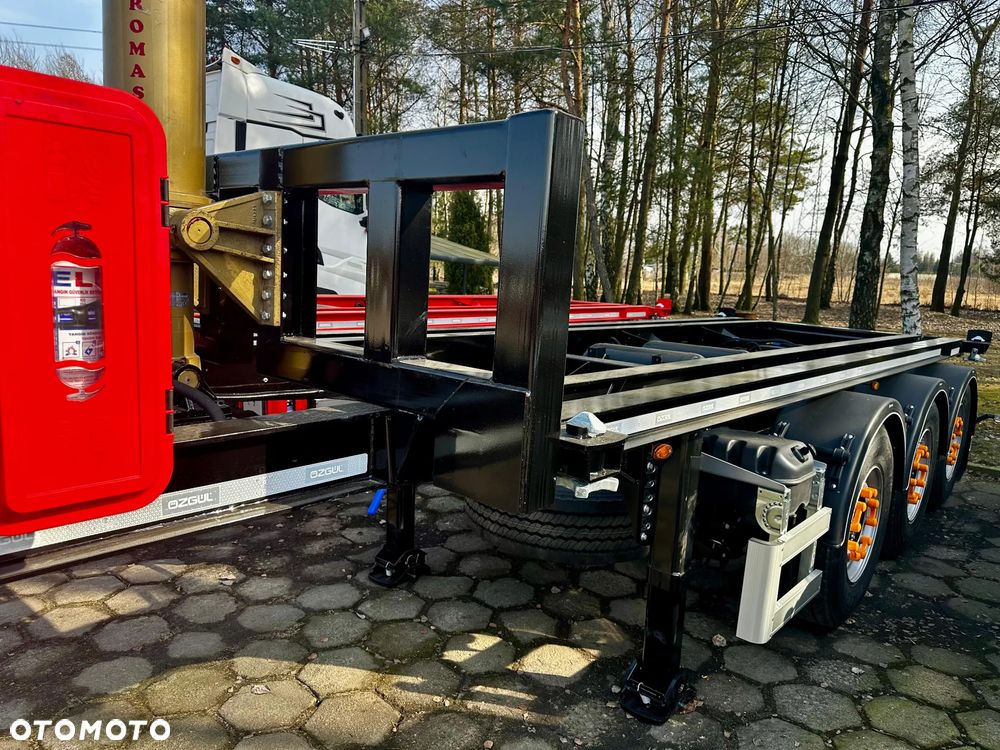 Inny MEGA TRAILERS - naczepa do przewozu kontenerów z wywrotem! z własną hydrauliką wywrotu! - 26