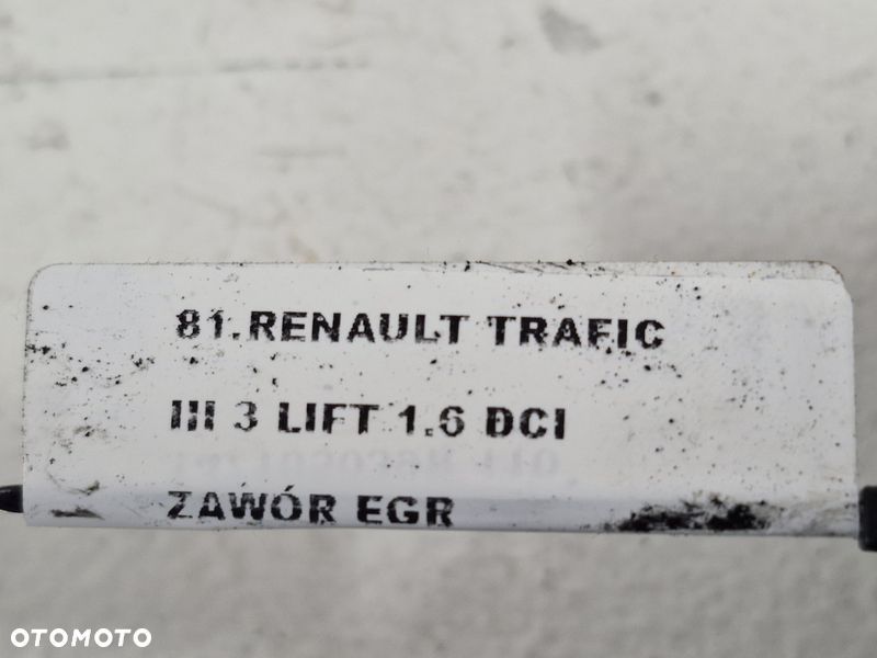 RENAULT TRAFIC III 3 LIFT 1.6 DCI ZAWÓR EGR 147105039R - 6