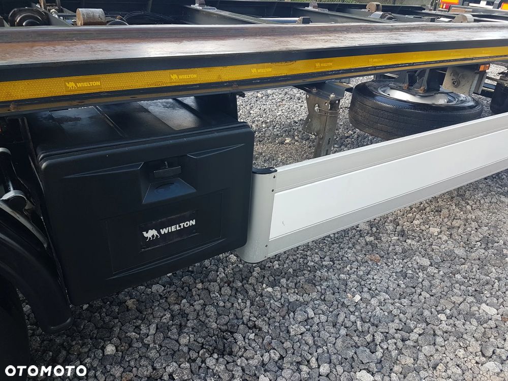 Wielton PS-2 PRZYCZEPA POD KONTENERY DO HAKOWCA 2-OSIE BLIŹNIAKI HUFFERMANN ZASŁAW SKIBICKI - 14