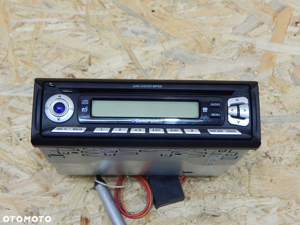 radio samochodowe radioodtwarzacz blaupunkt san diego mp35 uszkodzone cd - 3