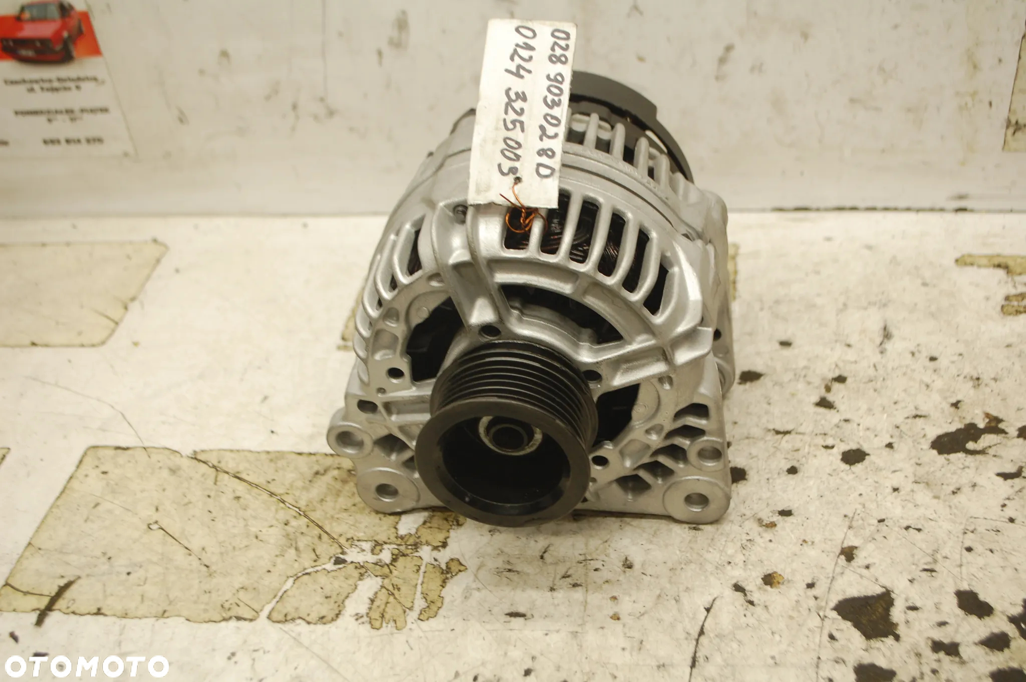 ALTERNATOR REGENEROWANY 028903028D BOSCH 90A VW GOLF IV 1.6 1.8 AUDI A3 8L SEAT SKODA - 2