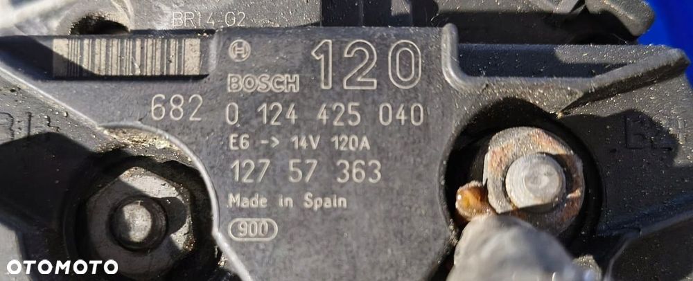 ALTERNATOR SAAB 93 9-3 II 2.0T BOSCH, 0124425040 120A - 2