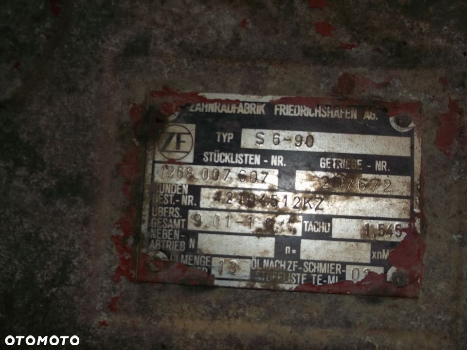 Skrzynia Biegów Iveco Magirus S6-90 - 4