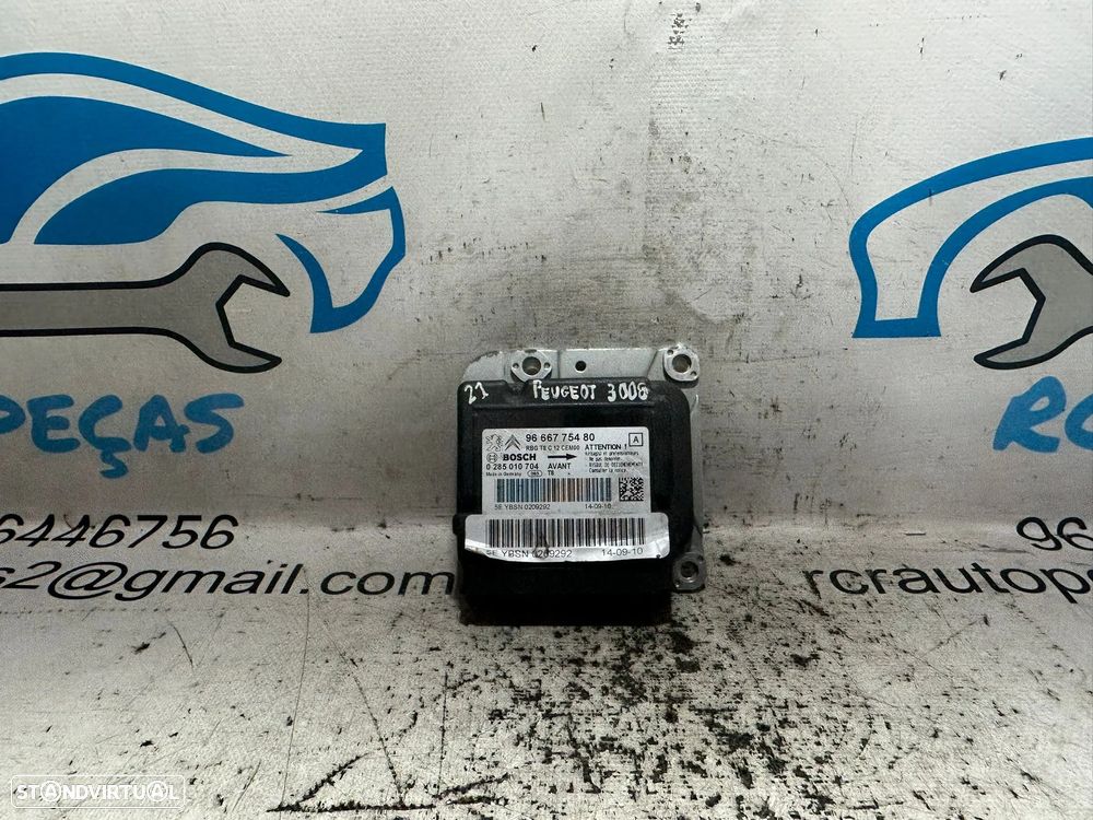 .Módulo Centralina Airbag SRS Original PSA Peugeot Citroen 9666775480 2009 - 2016 - 1