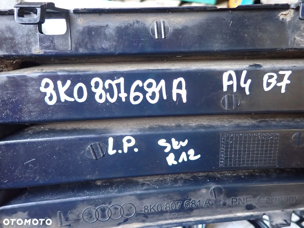 KRATKA LEWA ZDERZAKA PRZEDNIEGO  AUDI A4 B7  8K0807681A - 4