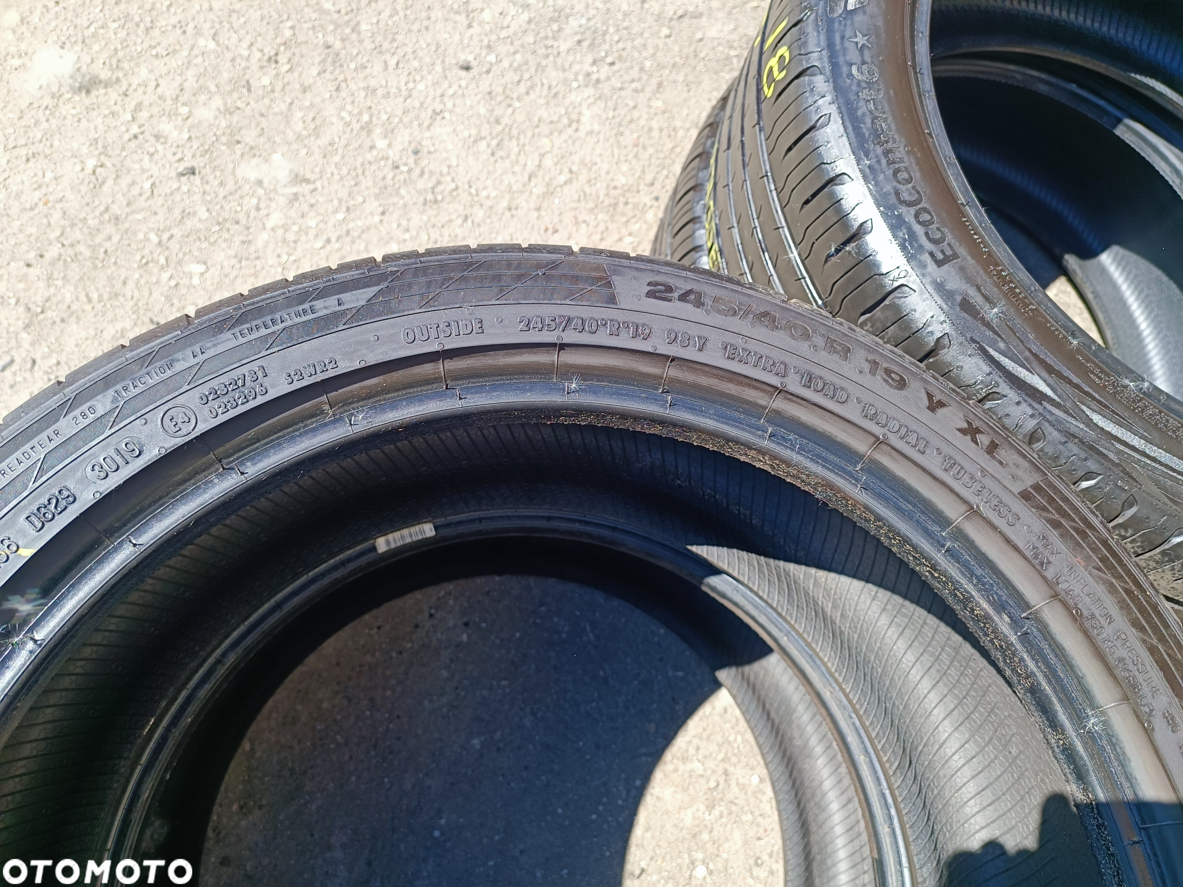 245/40R19 98Y 94W Opony Letnie LatoContinental ContiSportContact 5 Bridgestone Turanza T005 Legnica ALU-RAD 245/40 - 5