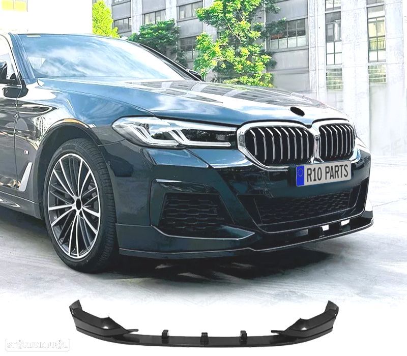 SPOILER LIP BMW G30 20- LOOK M PERFORMANCE PRETO BRILHANTE - 1