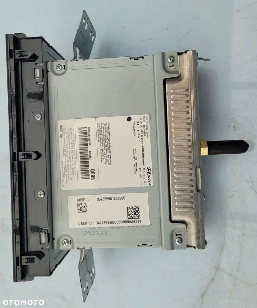 RADIOODTWARZACZ KIA NIRO I LIFT 96160-Q4960 - 3